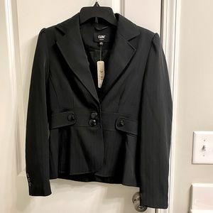 YEN London 2 button black blazer.